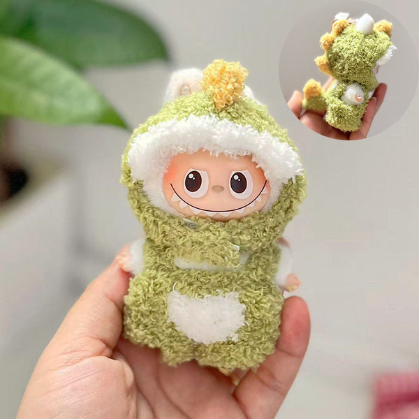 [mini BUBU] Dinosaur-with-Tail Outfit Set (green)