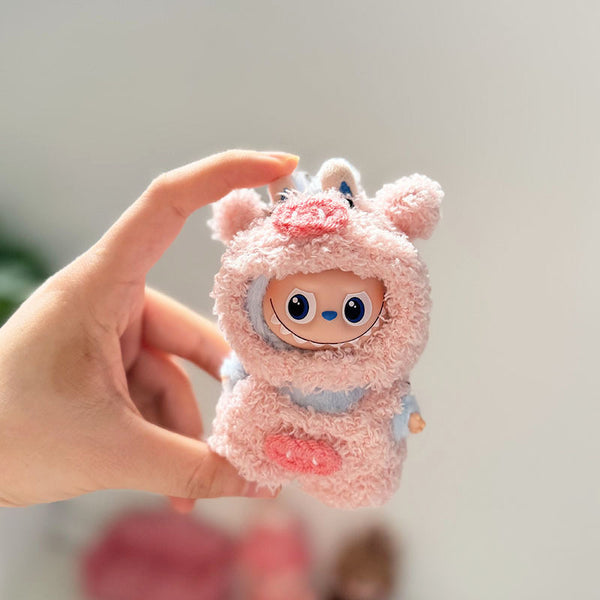 [mini BUBU] Fluffy Pig Outfit Set