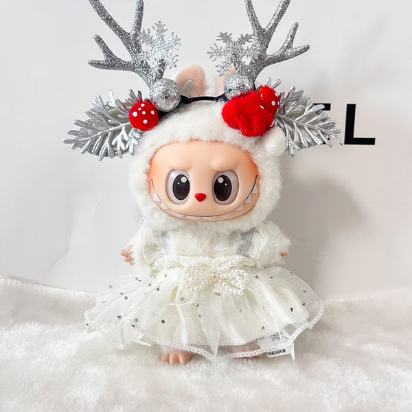 Silver Reindeer Dress Set