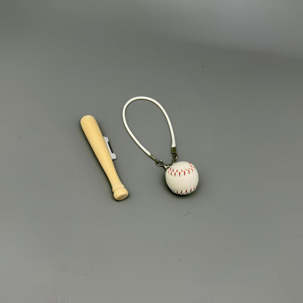 Mini Baseball Bat & Ball Set — Sporty Accessories for Athletic Looks