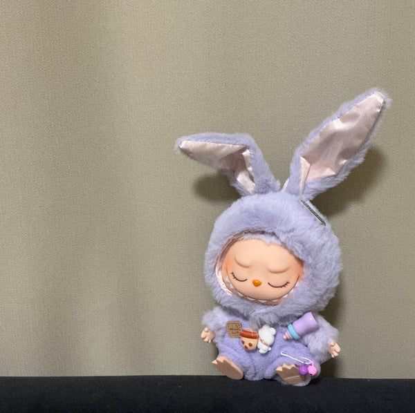 Dreamy Bunny Pajama Set — Fluffy Sleepy Look with Plush Ears & Accessories