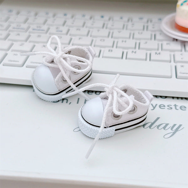 Mini Canvas Sneakers — Sporty Street Style in 4 Colors