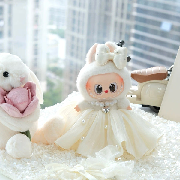 Pearl Elegance White Dress Set