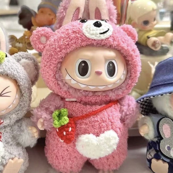 Sweet Strawberry Bear Outfit 🍓