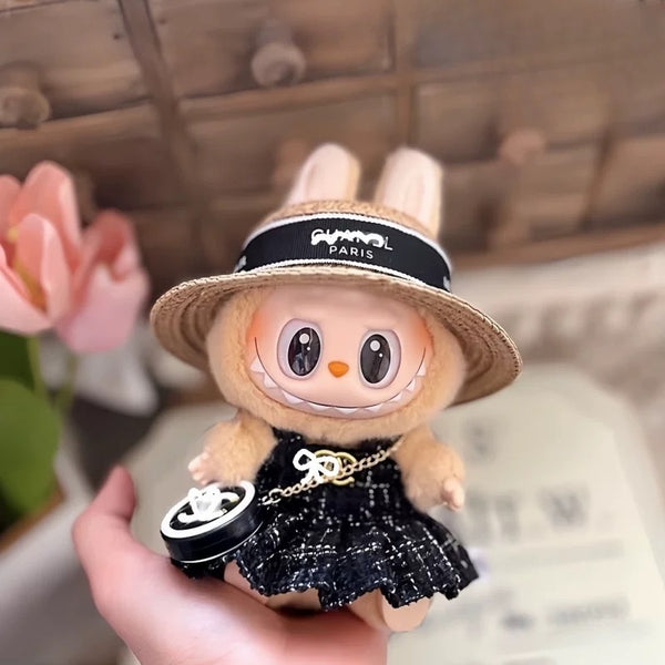 Tweed Dress Set with Hat